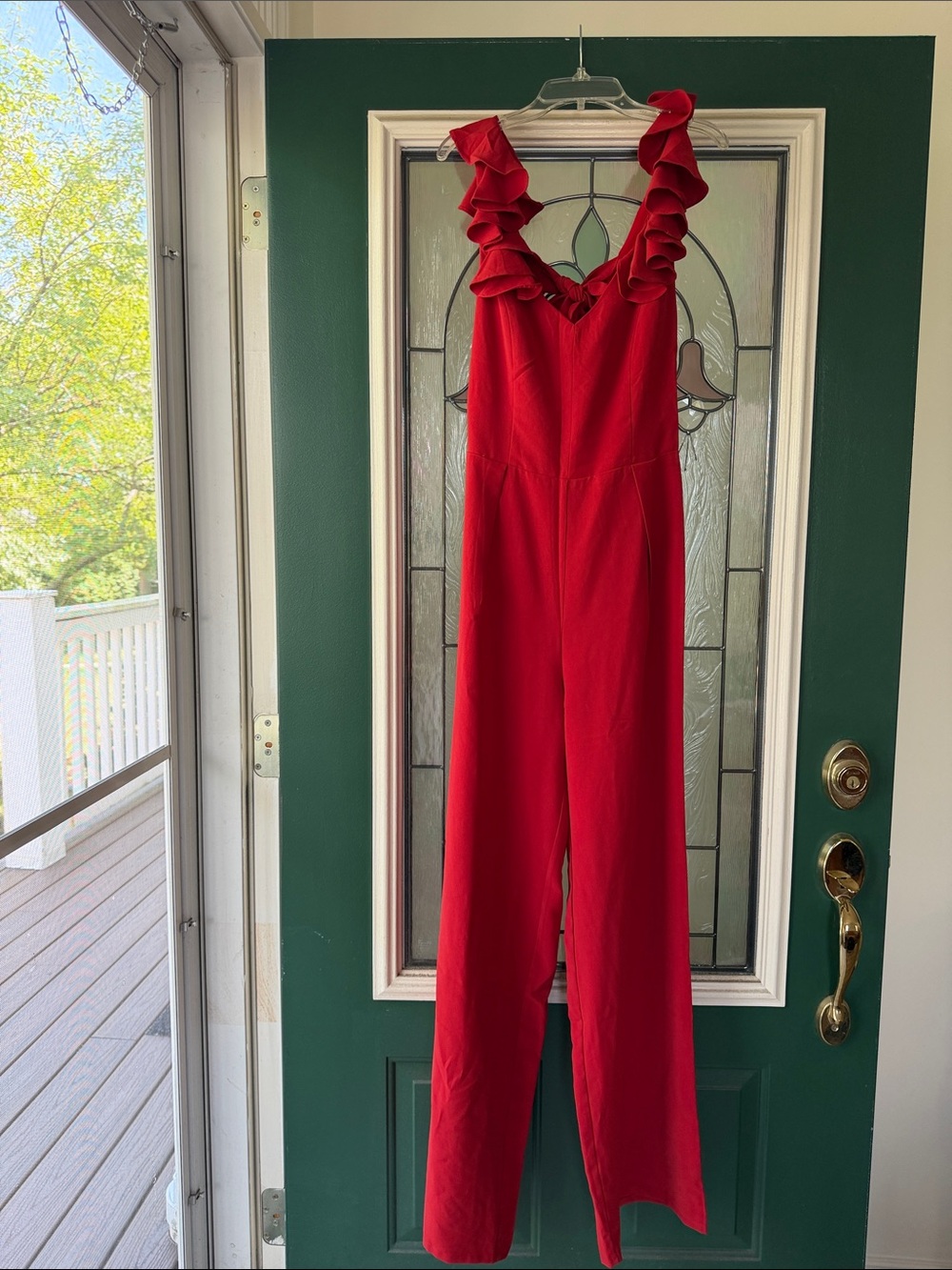 Sugarlips Red Wide-Leg Jumpsuit